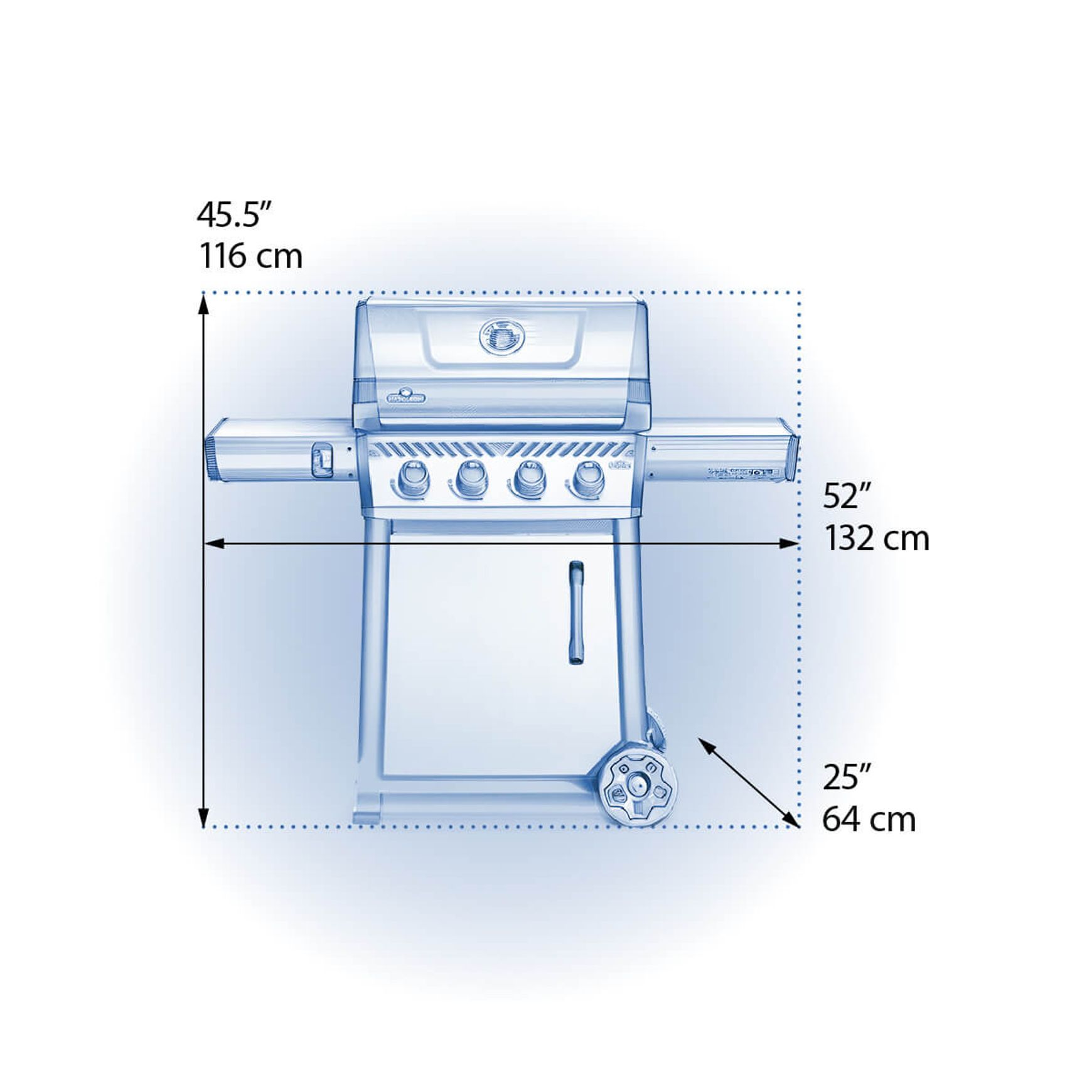 Freestyle 425 Propane Gas Grill, Graphite Grey