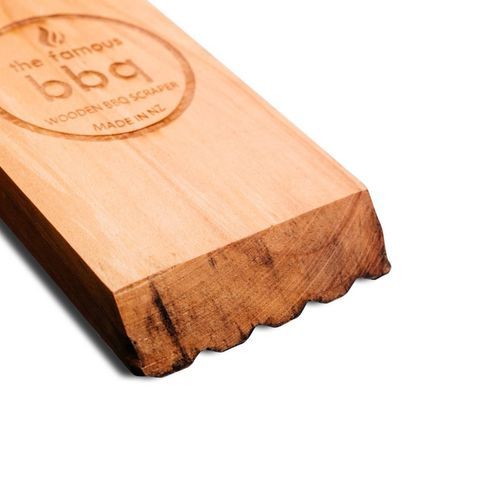 The Famous BBQ Wooden BBQ Scraper