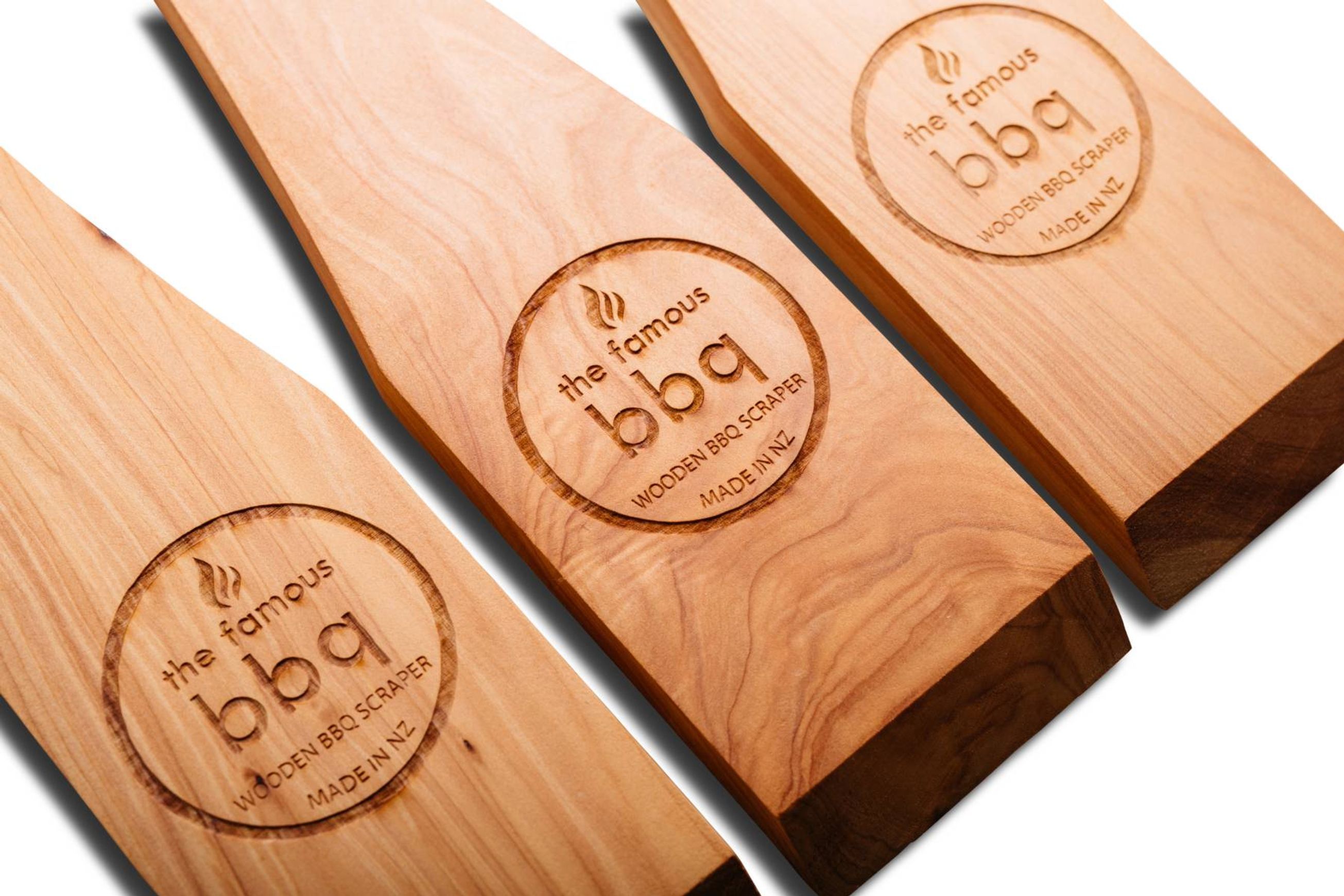 The Famous BBQ Wooden BBQ Scraper