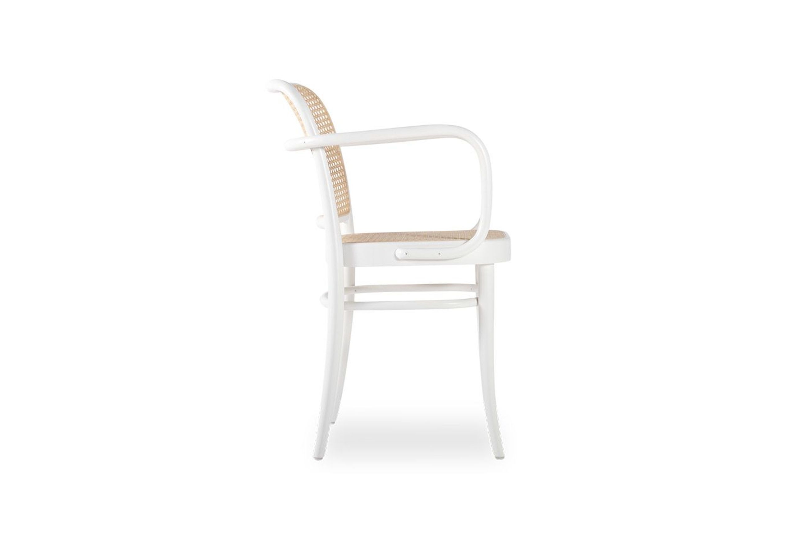 811 Hoffmann Armchair - White - by TON