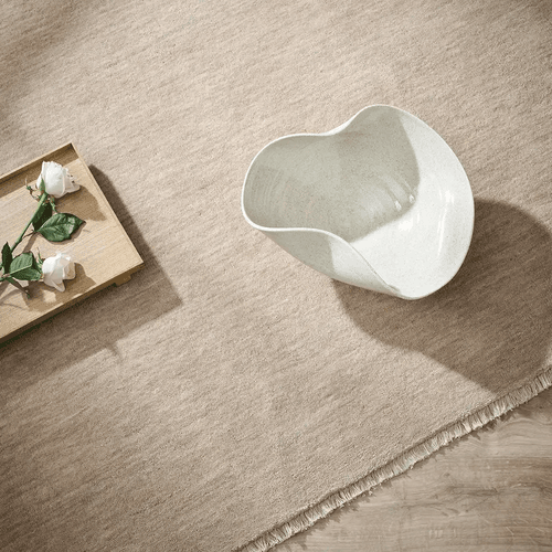 Baya Sandringham 100% NZ Wool Rug - Cameo