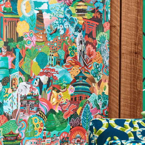 Harlequin Wallpaper by Lahood