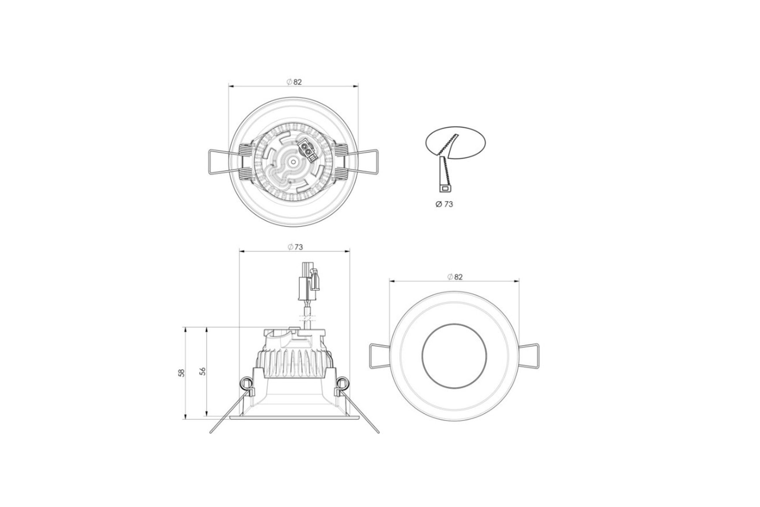 ZELA Deep Fixed Downlight