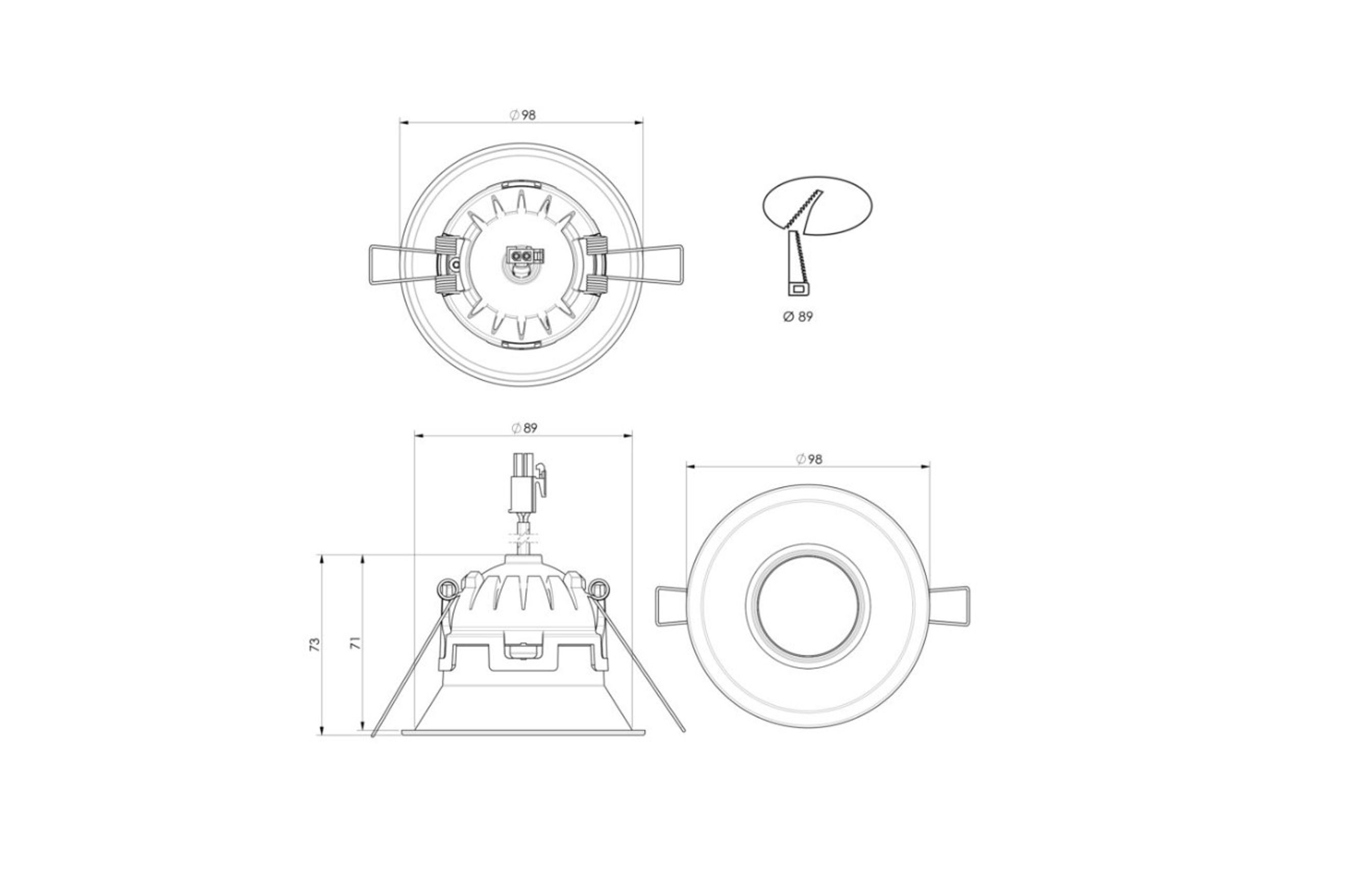 ZELA Deep Tiltz Downlight
