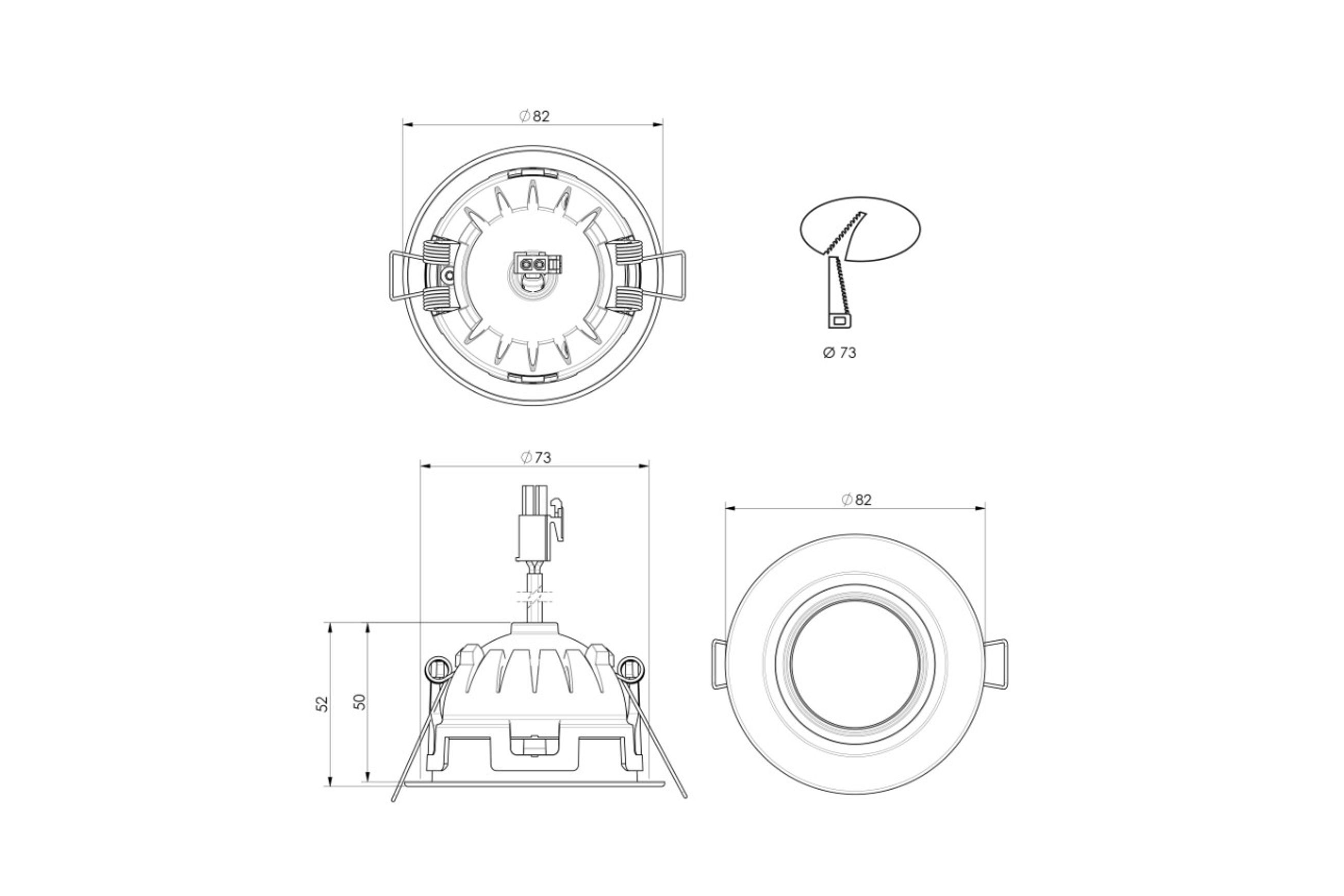 ZELA Tiltz Downlight