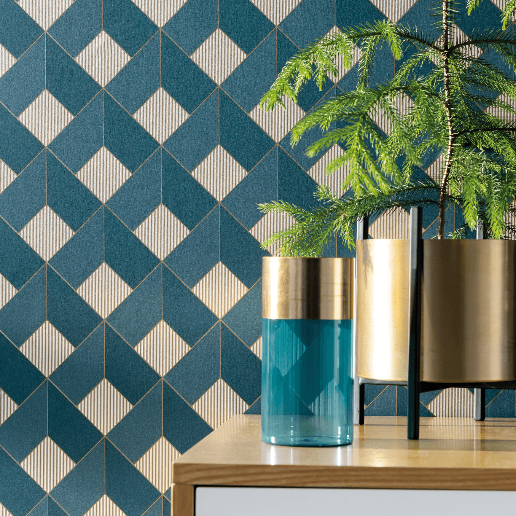 Resene Only Blue Wallpaper Collection