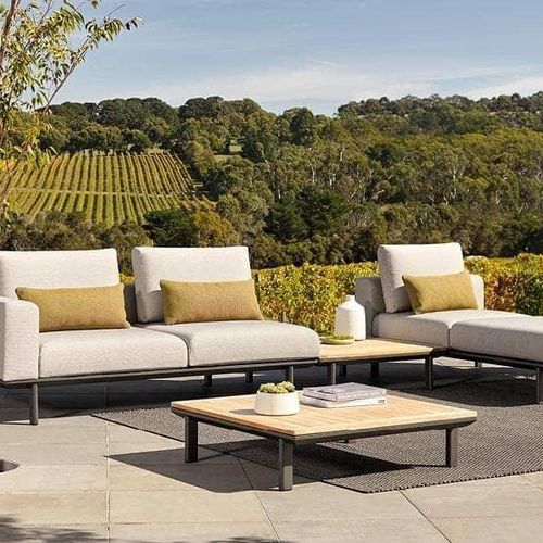 Addis Teak/Alu Coffee Table