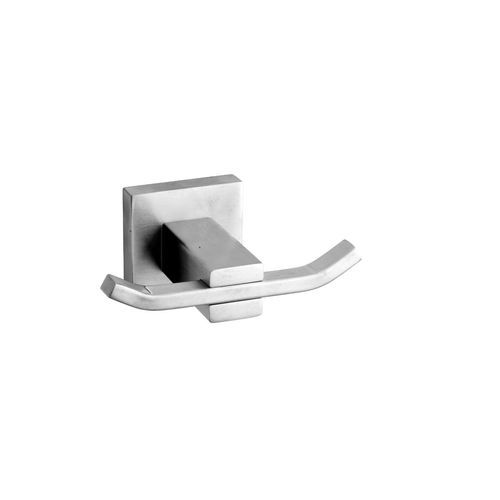 Quadro Stainless Steel Robe Hook - Double