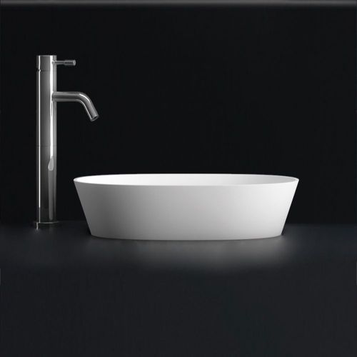 Venice Artstone Bathroom Basin - Oval - 600mm x 310mm