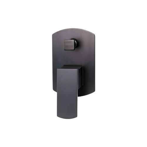 Terrus Wall Mounted Bath and Shower Mixer with Diverter - Matte Black
