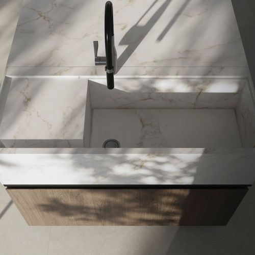 Blanc Statuary Gold Riva Artstone Porcelain Slabs