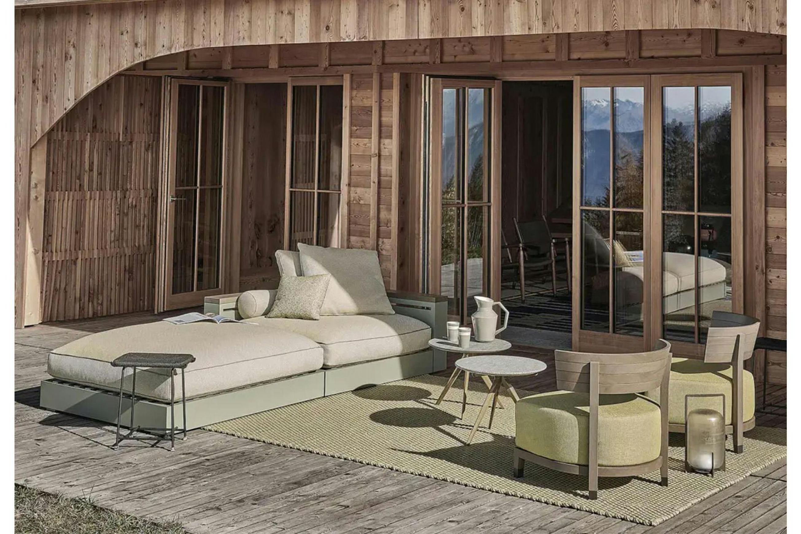 Anyday Outdoor Ottoman By Flexform