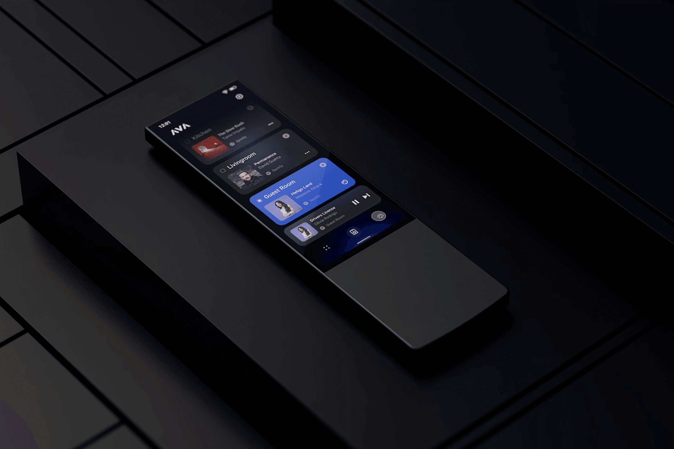 AVA Home Automation Remote | Black