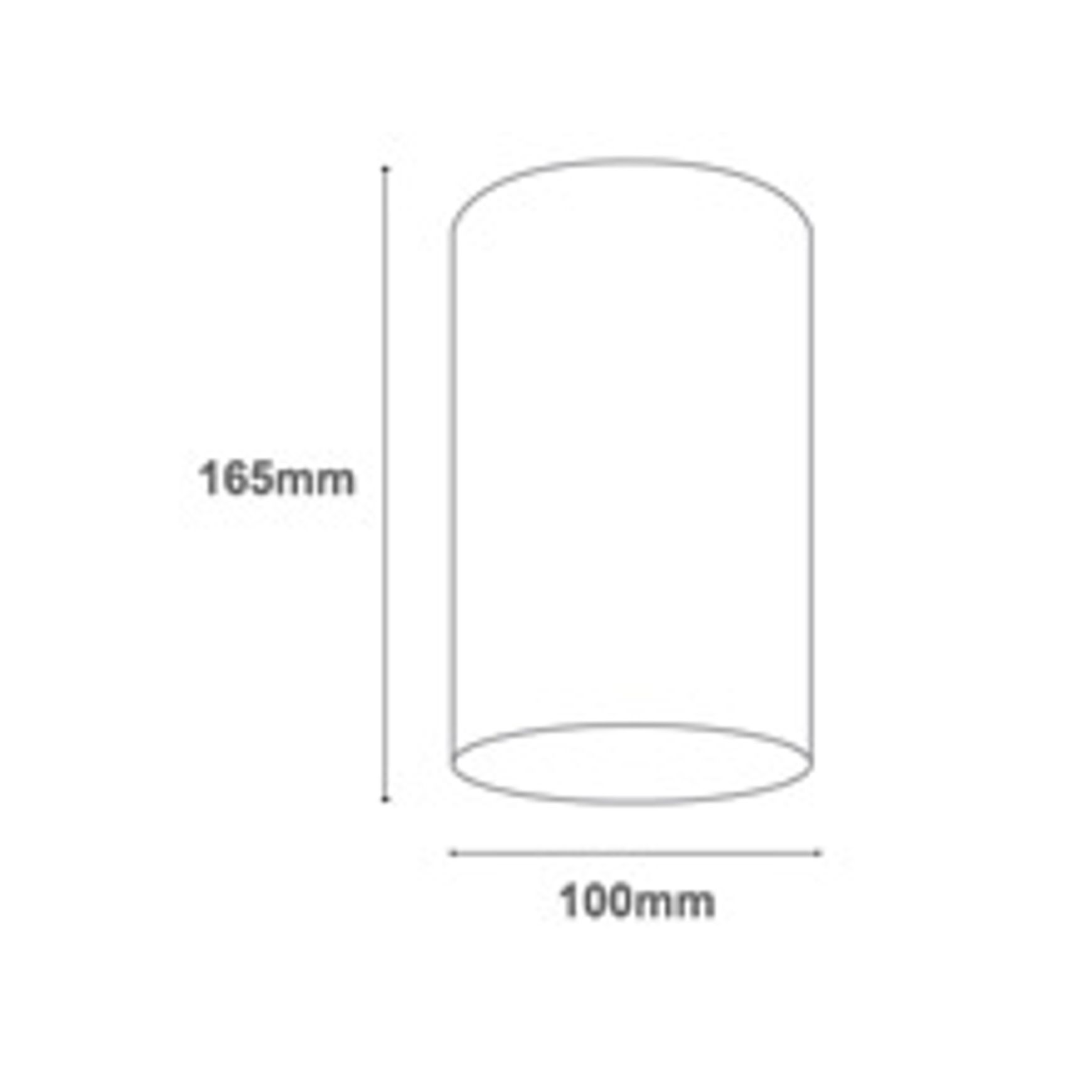 Beama Surface Eye Downlight dimensions