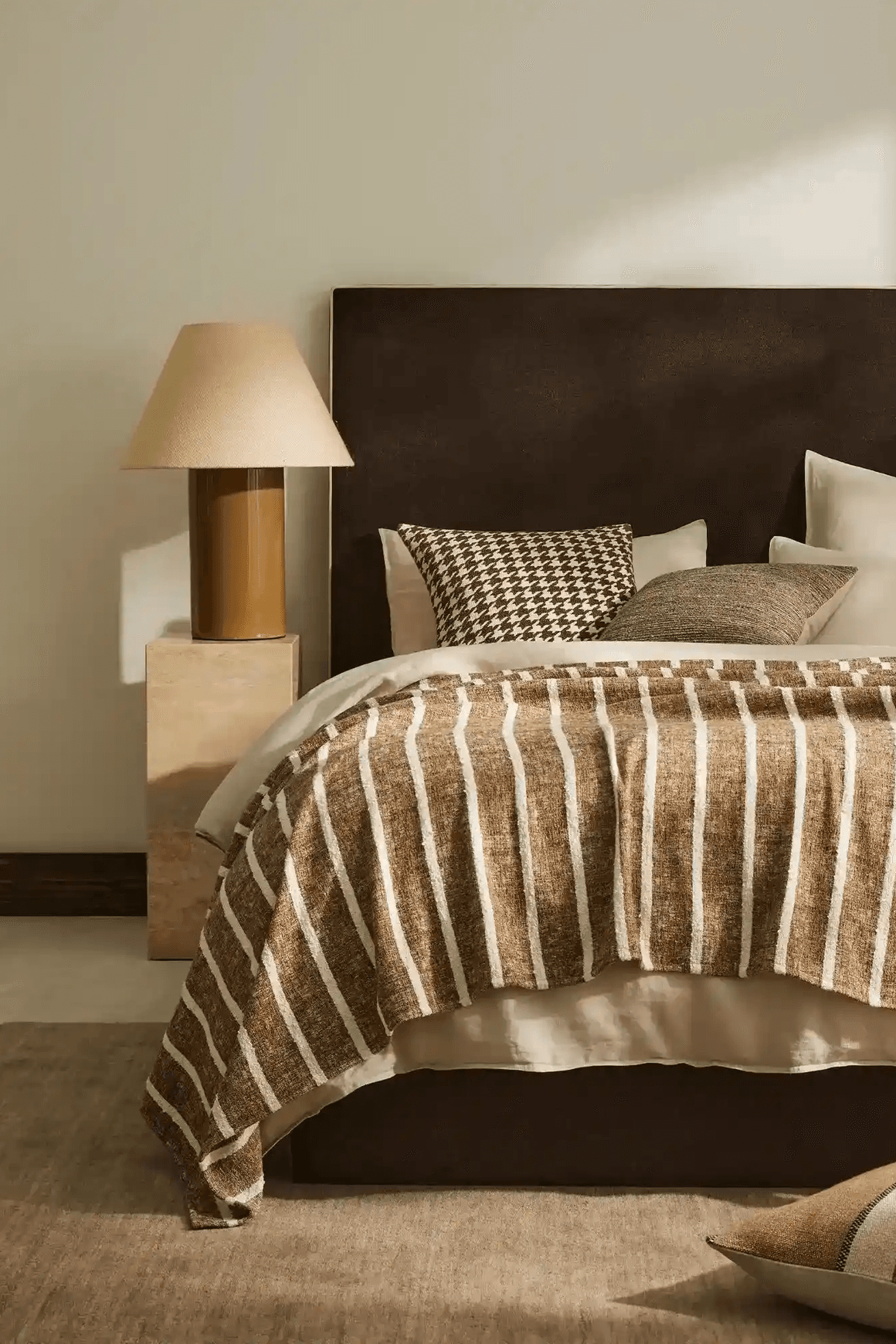 Weave Home Vista Cushion Cover - Natural | Chunky Linen/Wool Blend