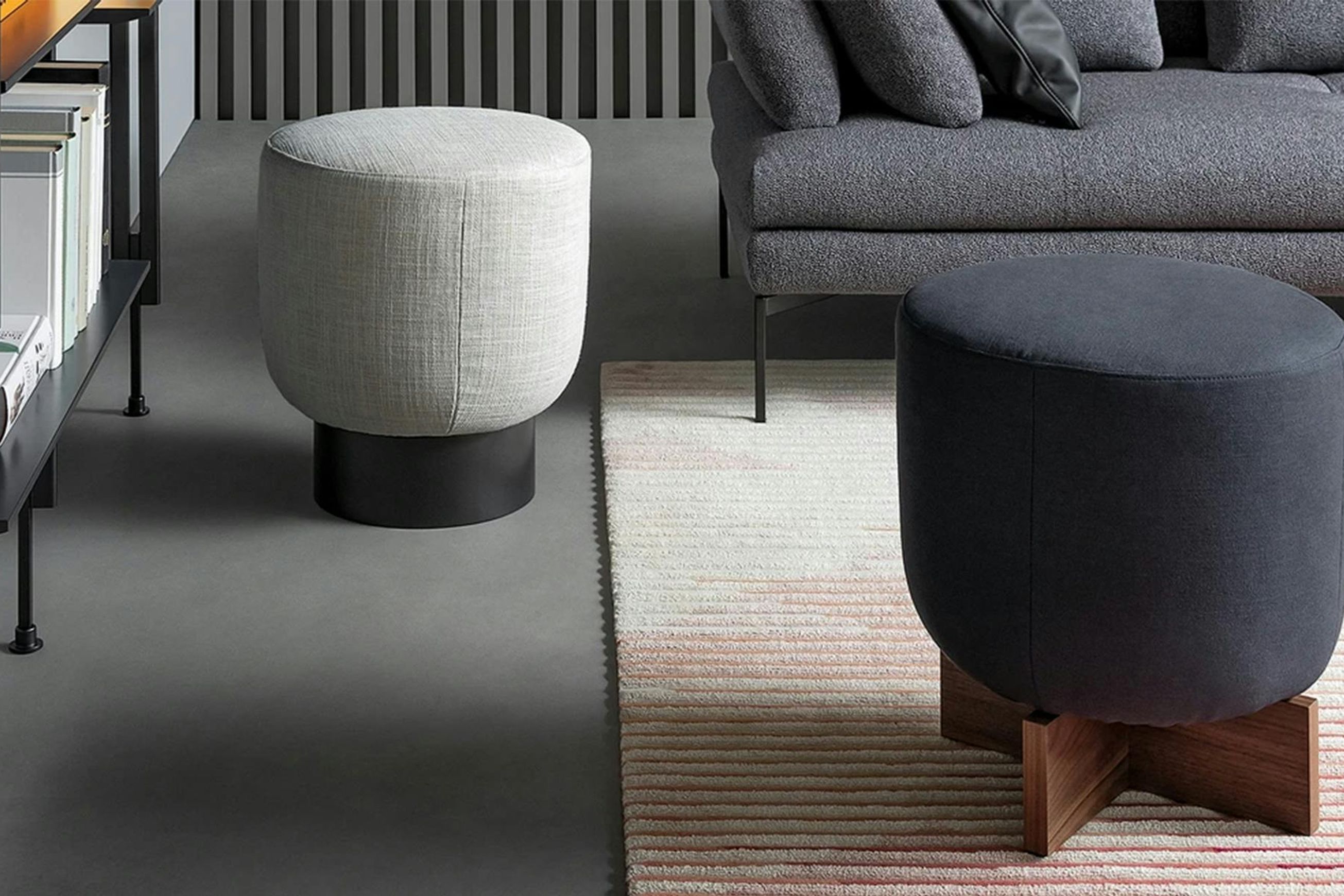 Belt & Cross Pouf