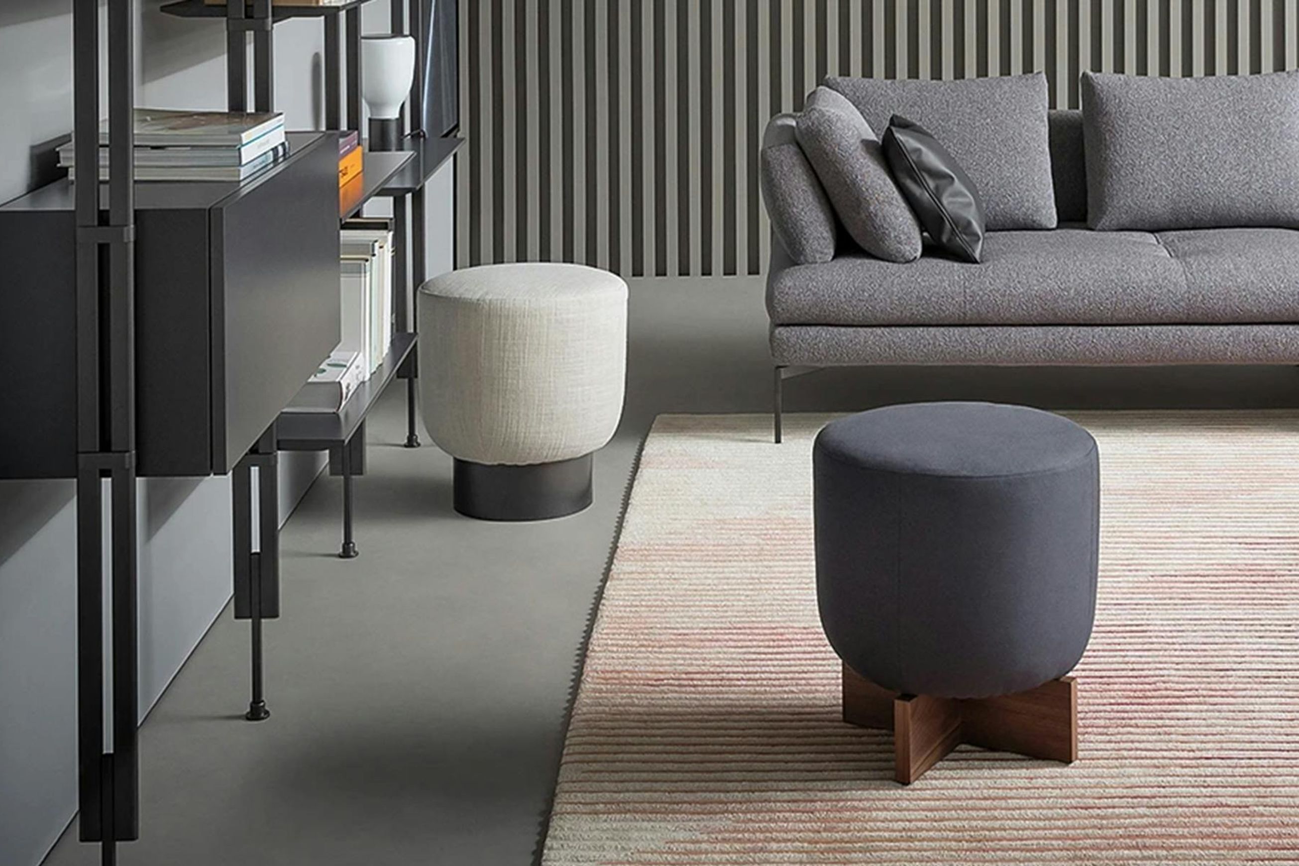 Belt & Cross Pouf