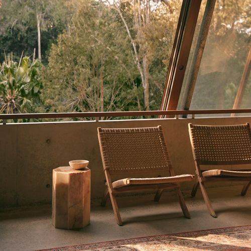 Bennu Woven Jute Armchair