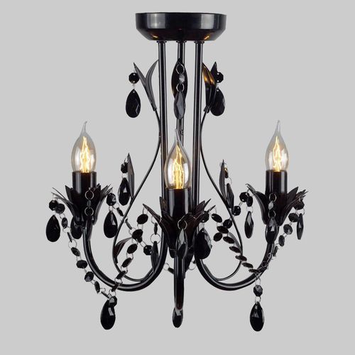Harmony | Leaf Chandelier - Black