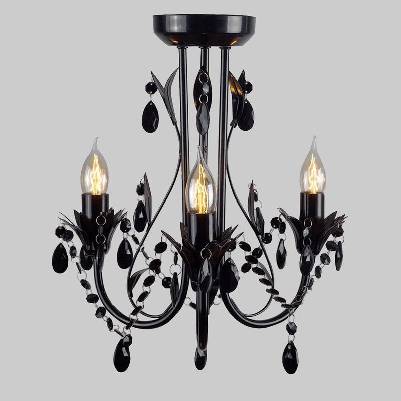 Harmony | Leaf Chandelier - Black