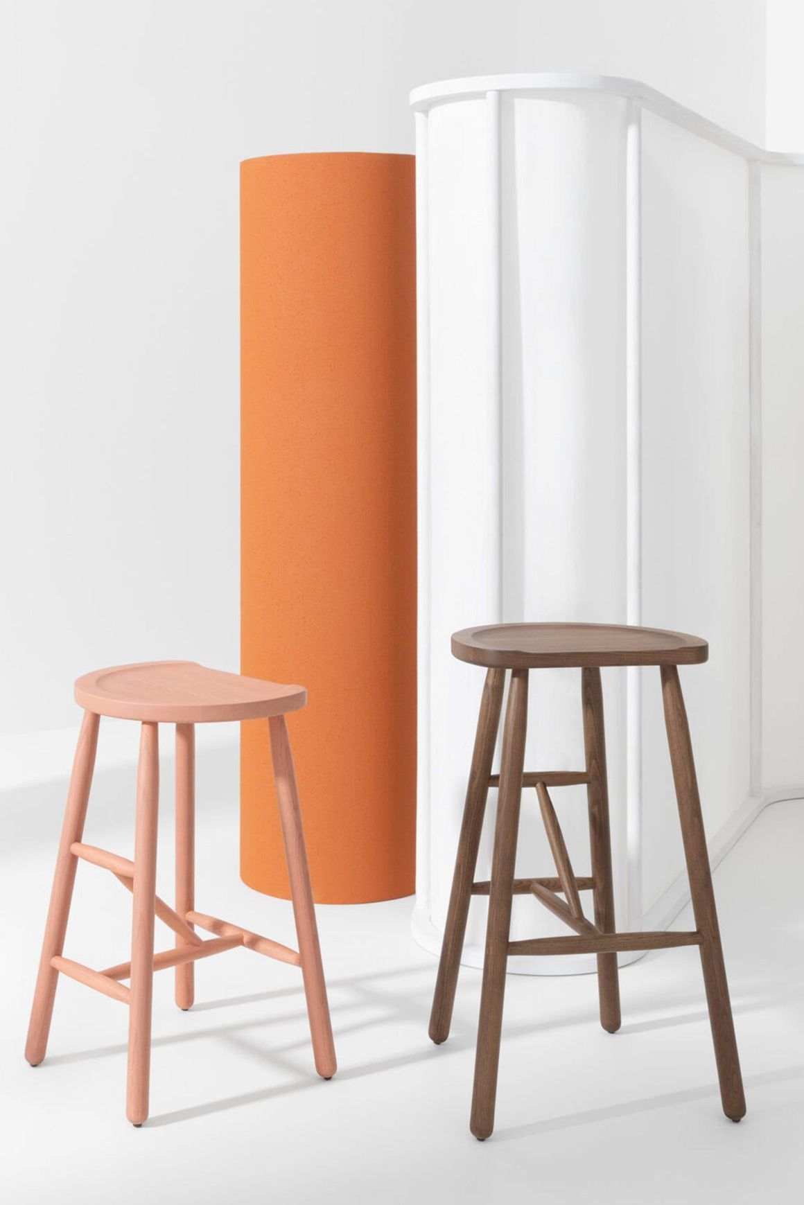 Puccio Wooden High Stool