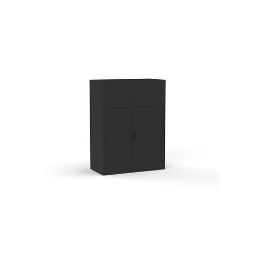 Titan Tambour door incl Planter Box 900 Black