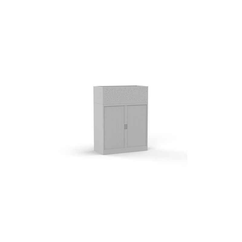 Titan Tambour door incl Planter Box 900 White