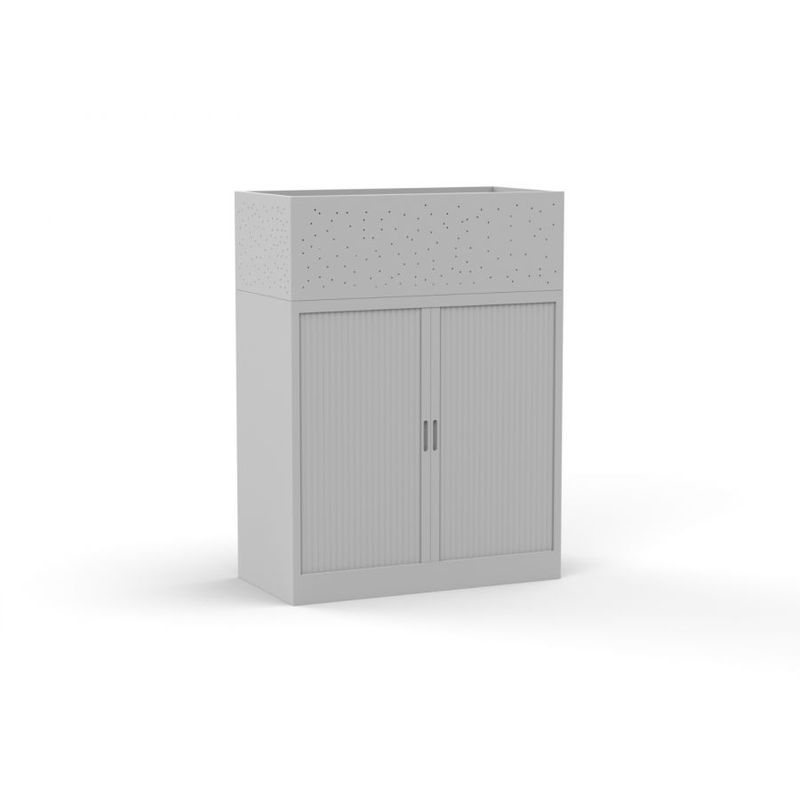 Titan Tambour door incl Planter Box 900 White