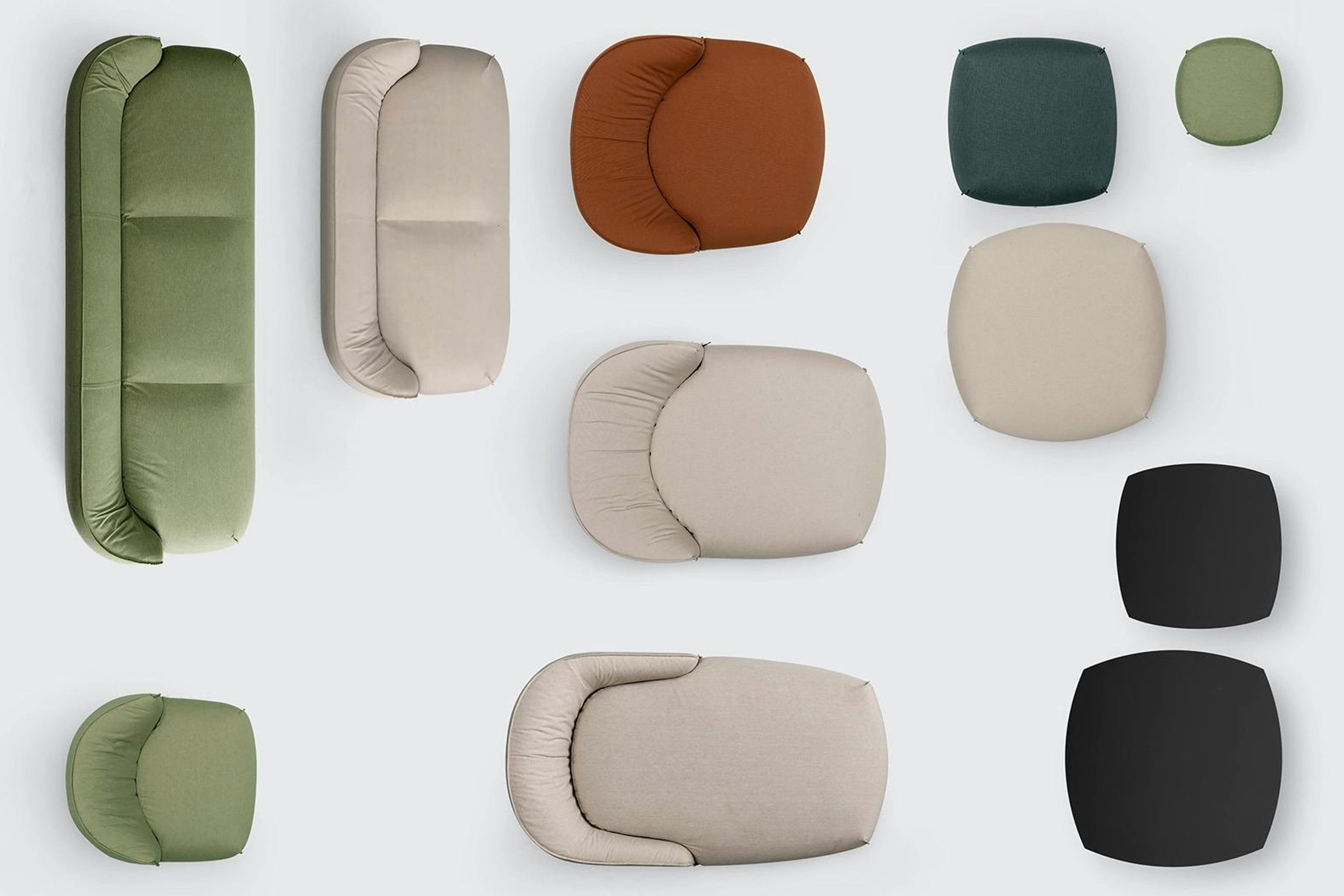 Brioni Poufs