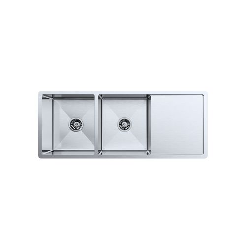 Orlando 1125x450 Double Bowl with Drain Board Sink