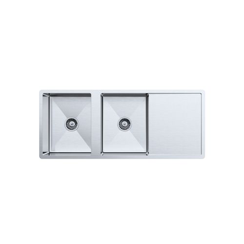 Theo 1200x500 Double Bowl with Drain Board Sink