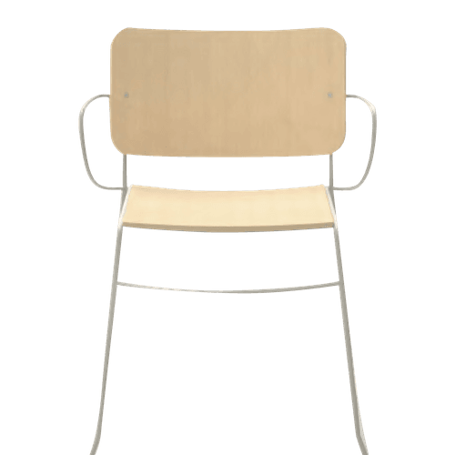 Button Down Chair with Arms