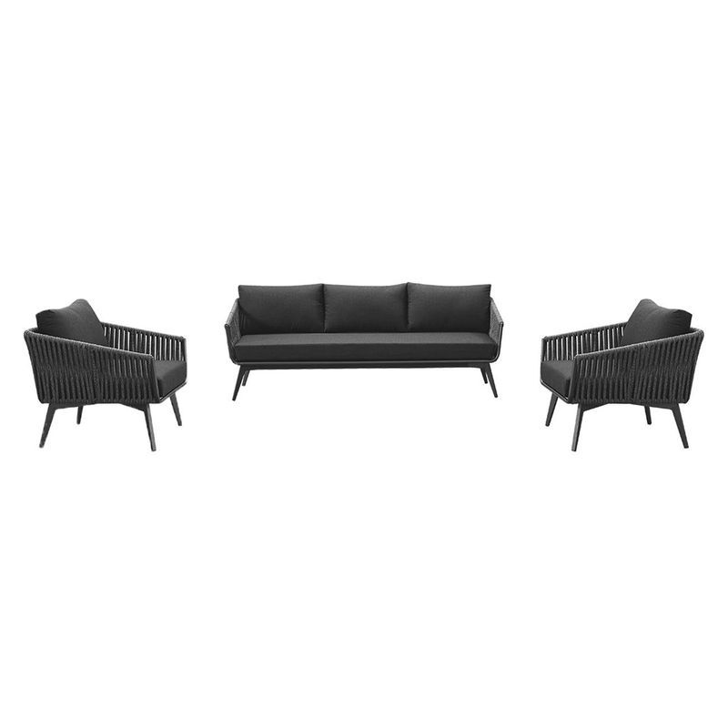 Kereru Aluminium and Rope Outdoor  Sofa Set