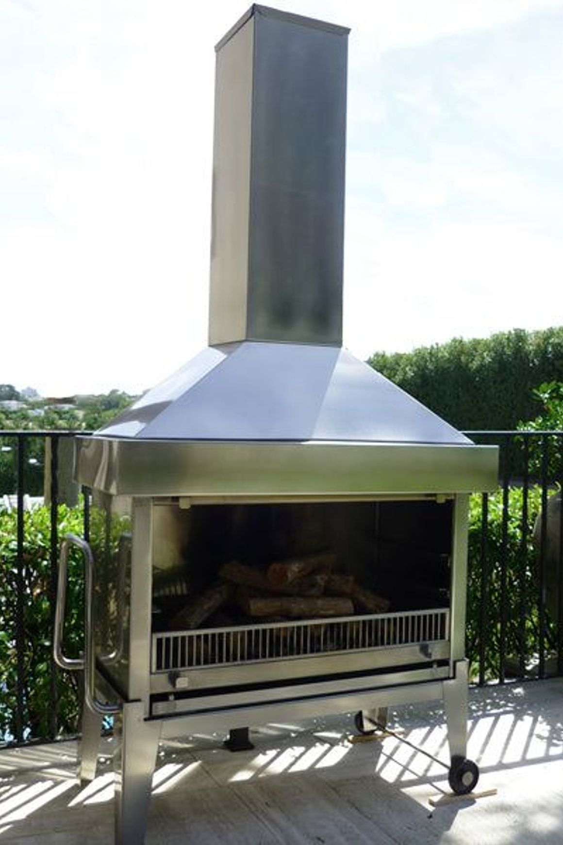 Custom 304 Stainless Fireplace