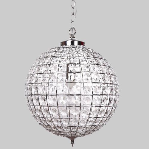 Casablanca | Crystal Pendant Chandelier - Chrome