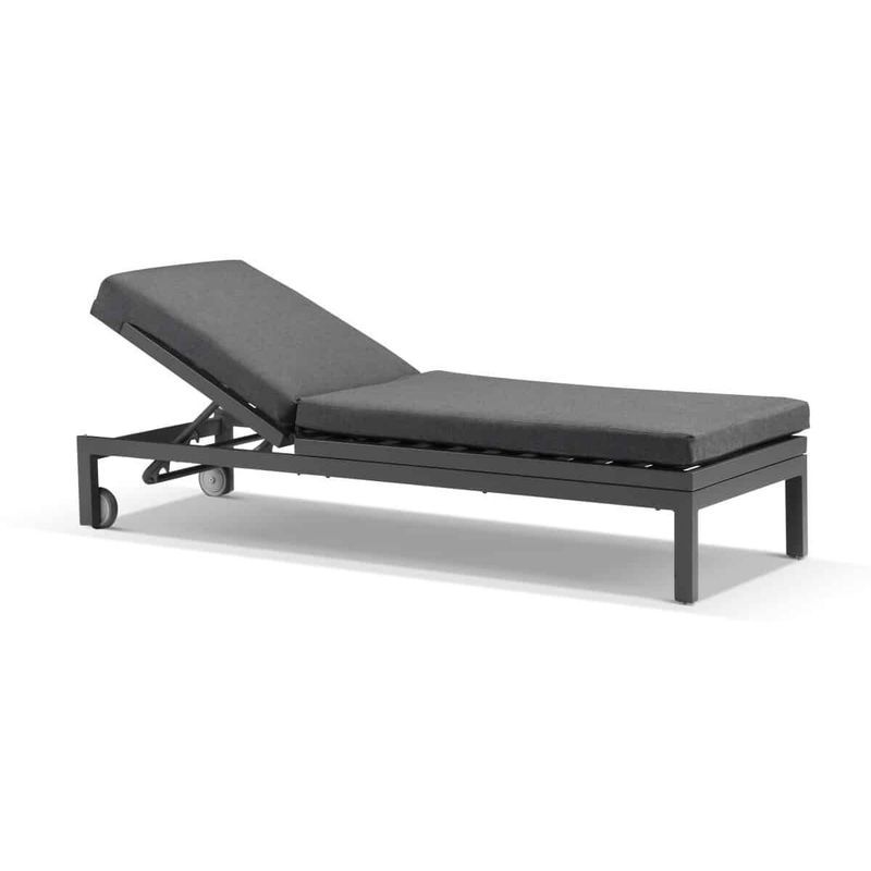Coast Sun Lounger Charcoal
