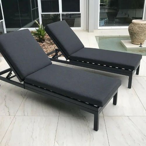 Coast Sun Lounger Charcoal
