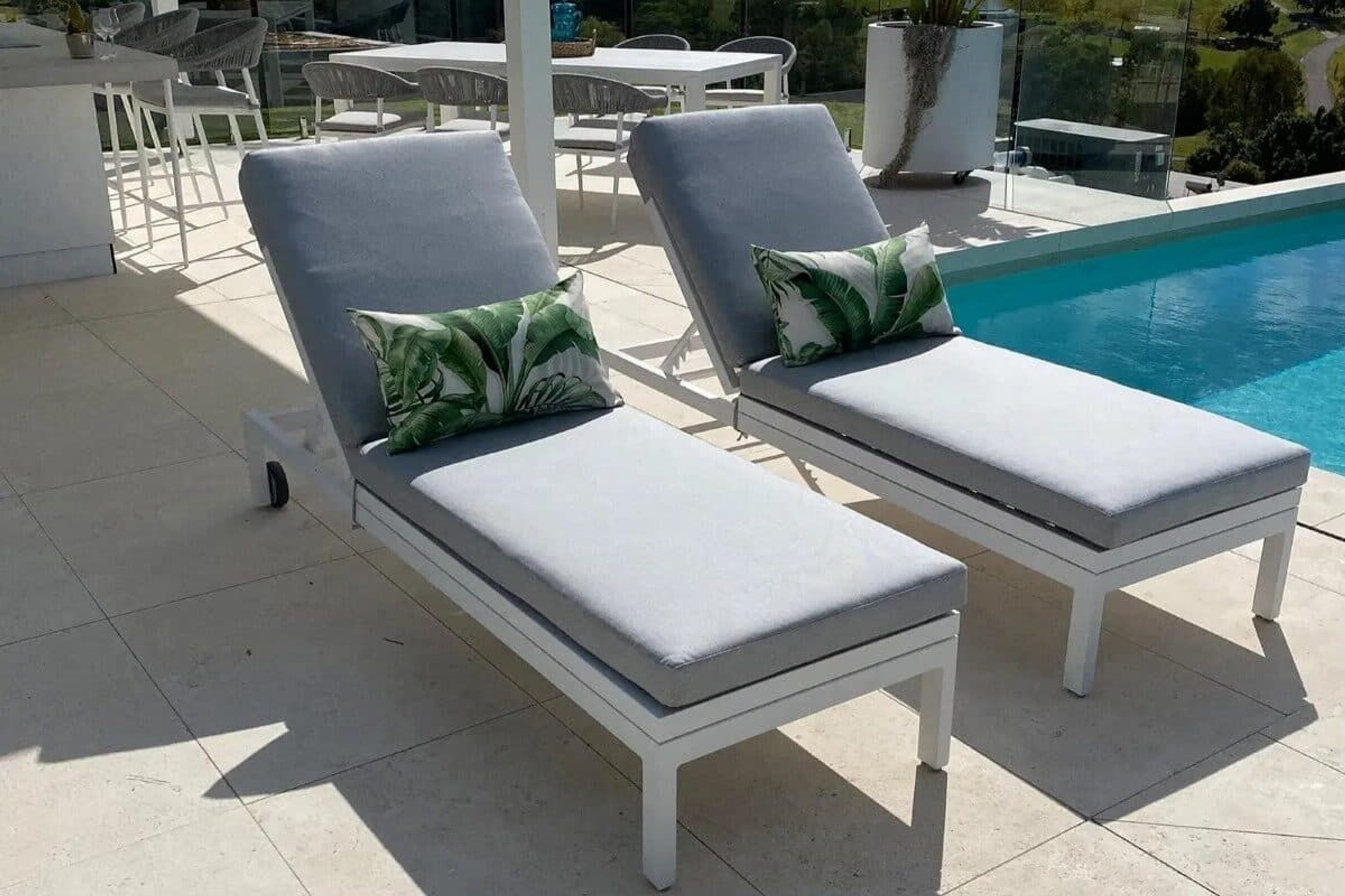 Coast Sun Lounger White