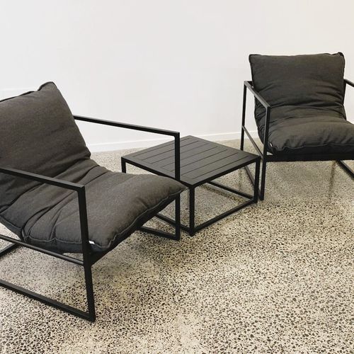 Coral Black/Sooty Chair Set