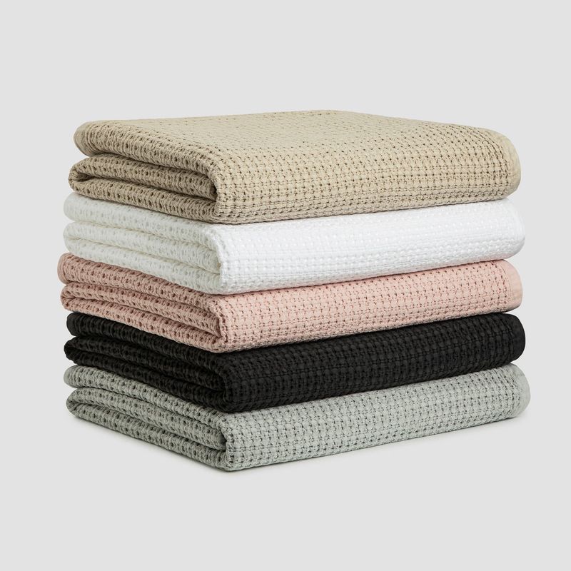 Cotton Waffle Blankets