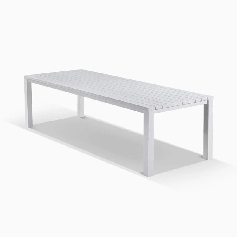 Cove Outdoor Dining Table 280cm | White