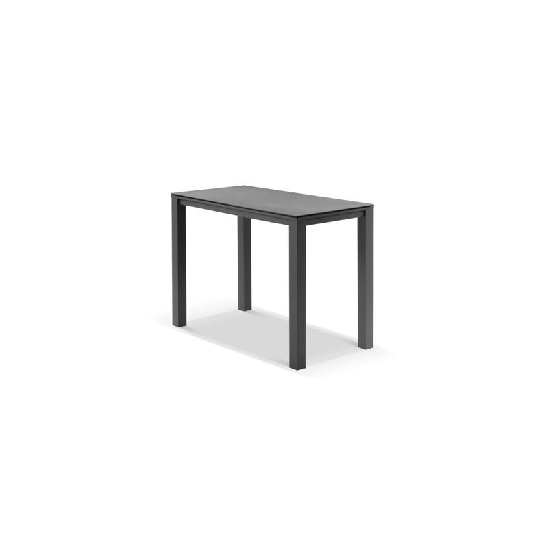 Cove Ceramic Bar Table - Charcoal - 140 x 74 x 105cm