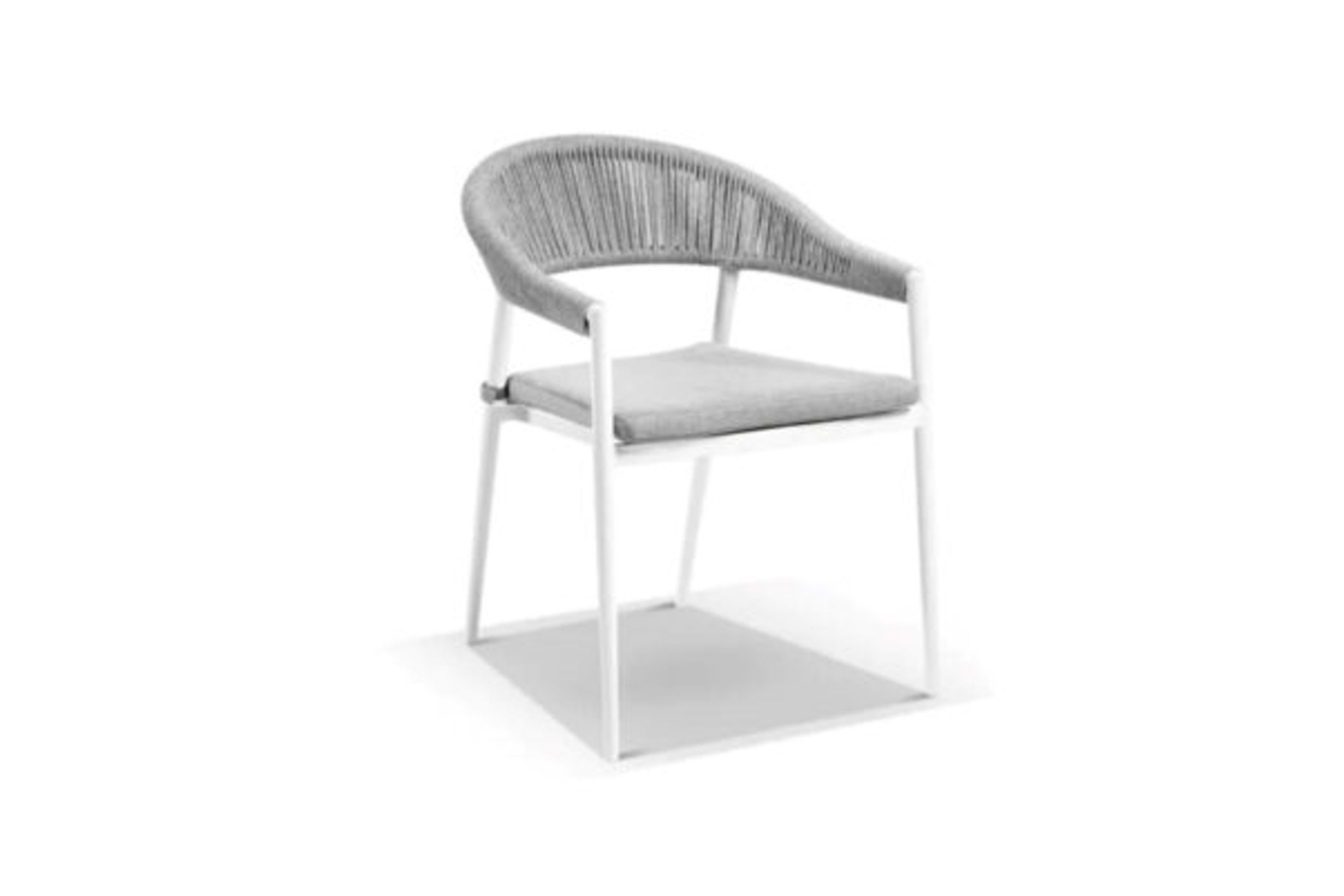 Cove Table 220cm with Cove Chairs 7pc Dining Set - White