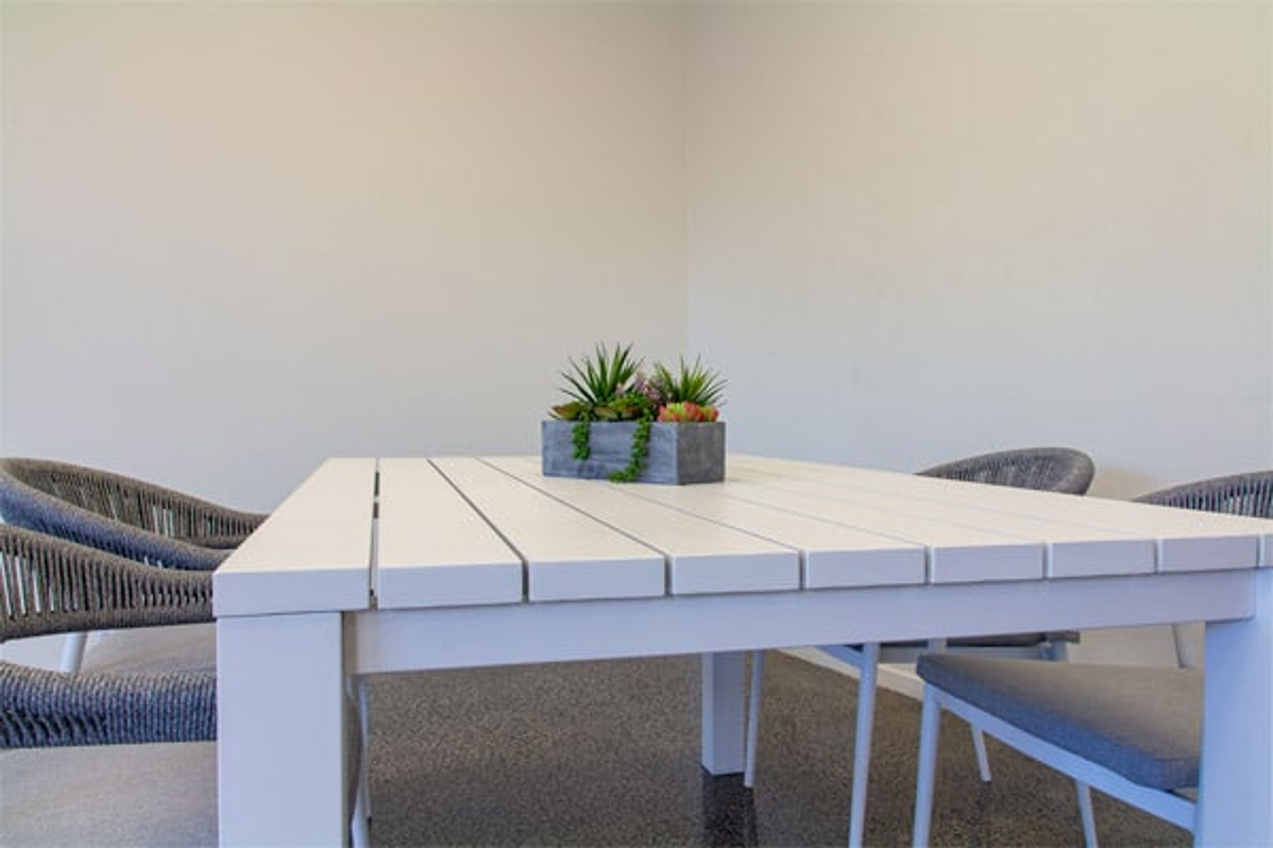 Cove Outdoor Dining Table 220cm | White