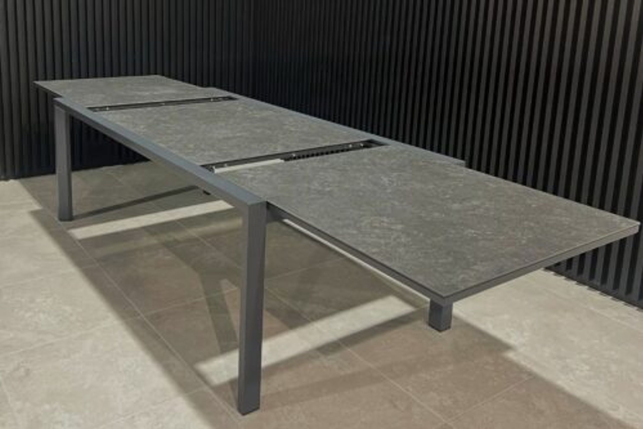 Cove Extension Dining Table 220-340cm - Charcoal