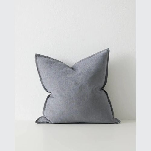 Weave Home Fiore Cushion - Denim | Square and Lumbar