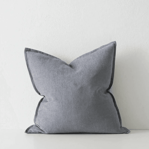 Weave Home Fiore Cushion - Denim | Square and Lumbar