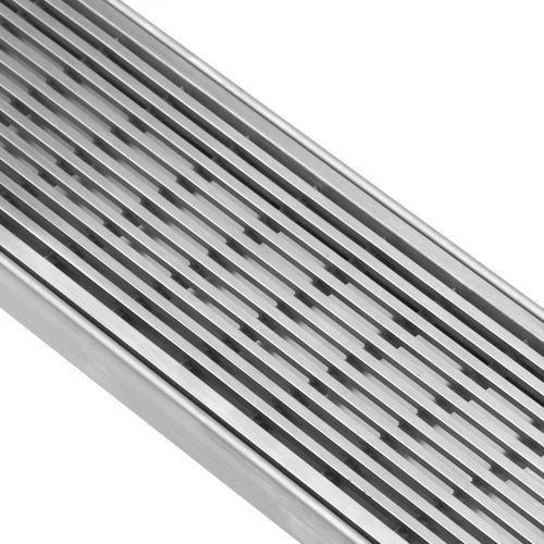 Wedge Wire Shower Grate - 316 Stainless Steel - 85mm width Standard Length