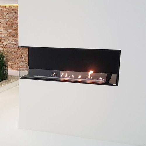 Decoflame Montreal Left Corner Net Zero Fireplace