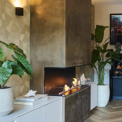 Decoflame Montreal Open Three-Sided Net Zero Fireplace